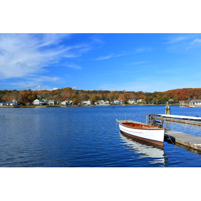 Mystic Seaport by Shunyufan - Wrapped Canvas Print