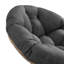 Chaise papasan pivotante avec coussin Charlcy-836382936