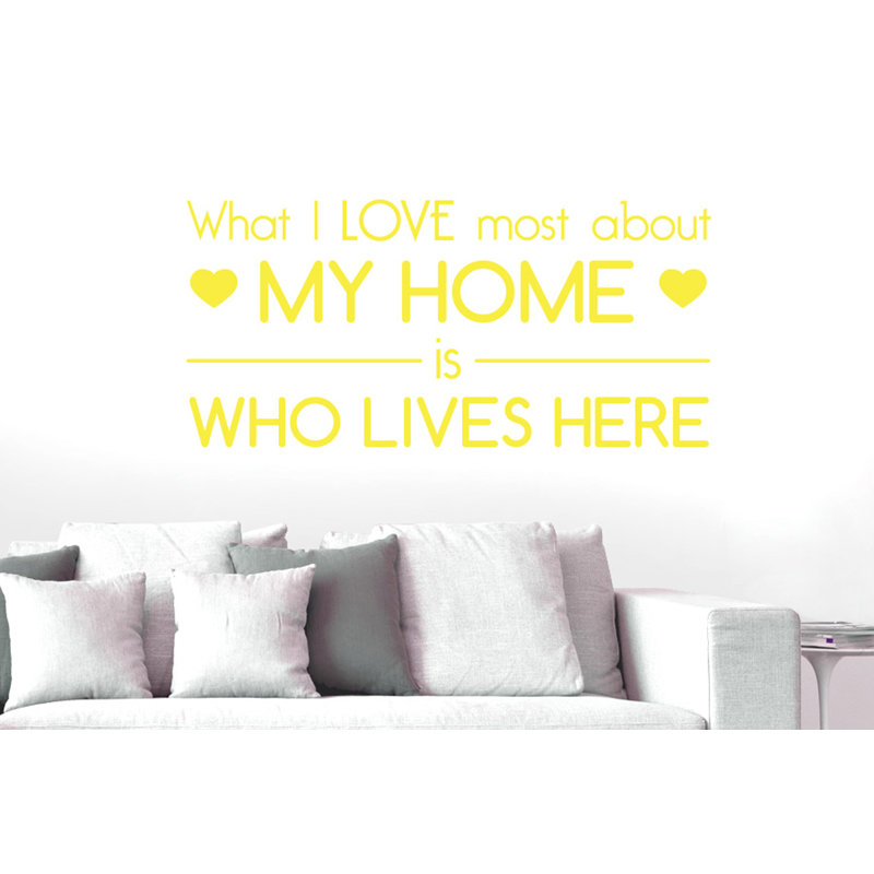 Wall Decal, Large, Bright Yellow