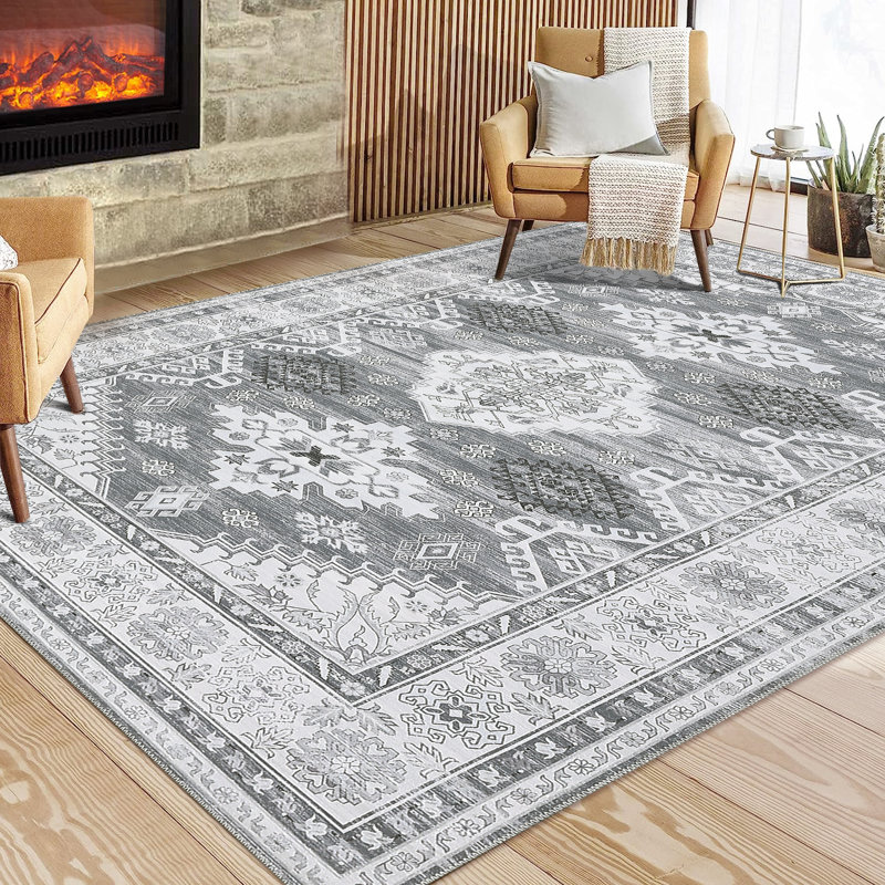 Tapis Cubillos avec envers antidérapant, Rectangle 9 pi x 12 pi