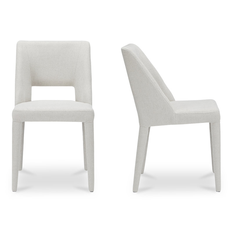 Joyce Dining Chair Light Brown-Set of Two, Beige