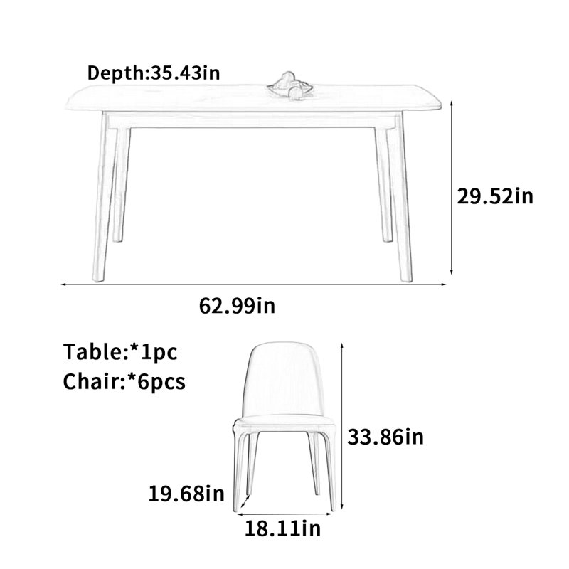 Takeshia, 29.52"H x 62.99"L x 35.43"W