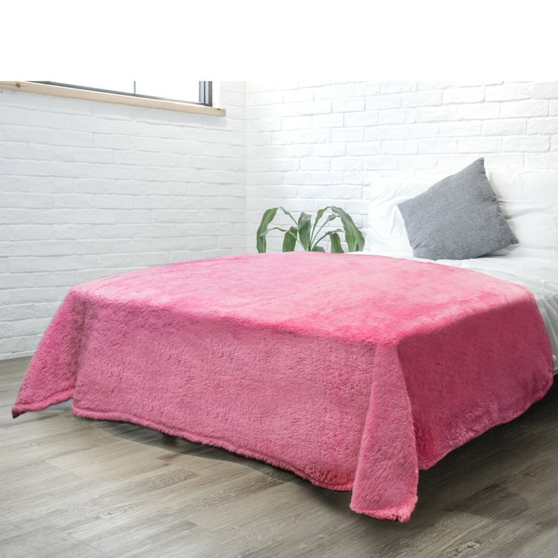 Couverture, 50 po x 60 po, Rose