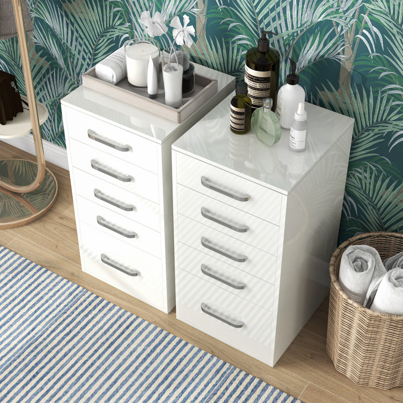 Alez 5-Drawer Storage Cabinet
