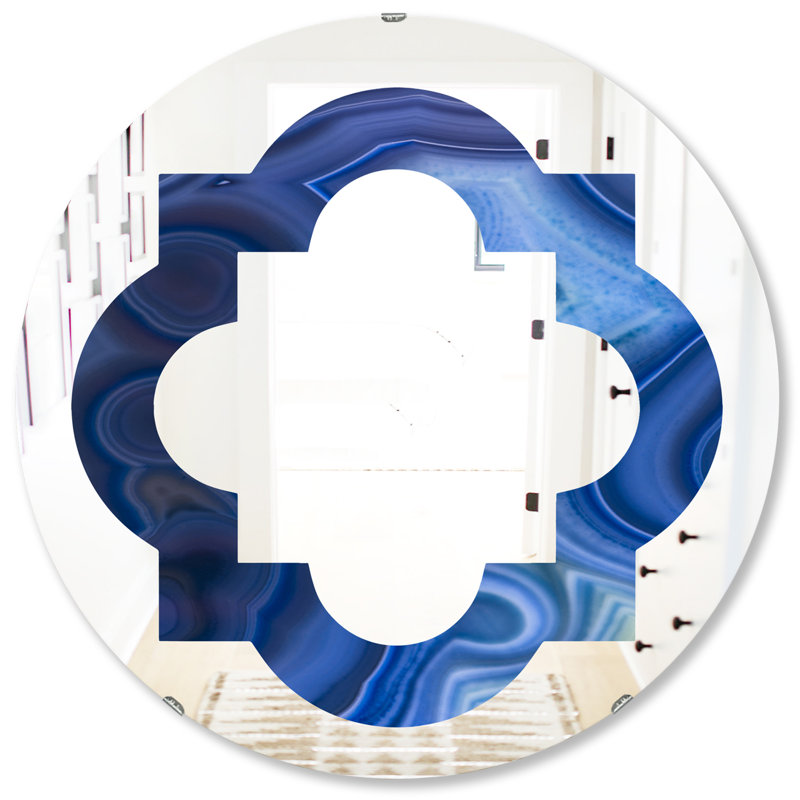 Miroir mural éclectique, H 31,5 po x l 31,5 po, Canion II
