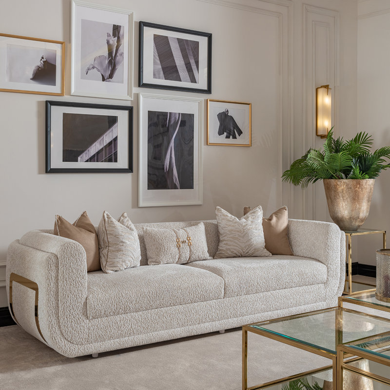 Savannah Breeze Sofa, 31" H x 104" W x 38" D