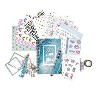 Trousse de journal intime à faire soi-même pour filles, trousse-cadeau de scrapbooking