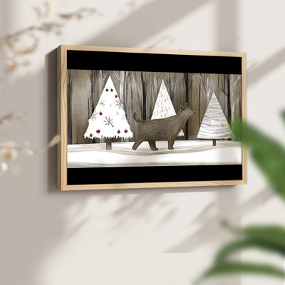 Chirstmas Art-D - Reproduction encadrée - Restickable