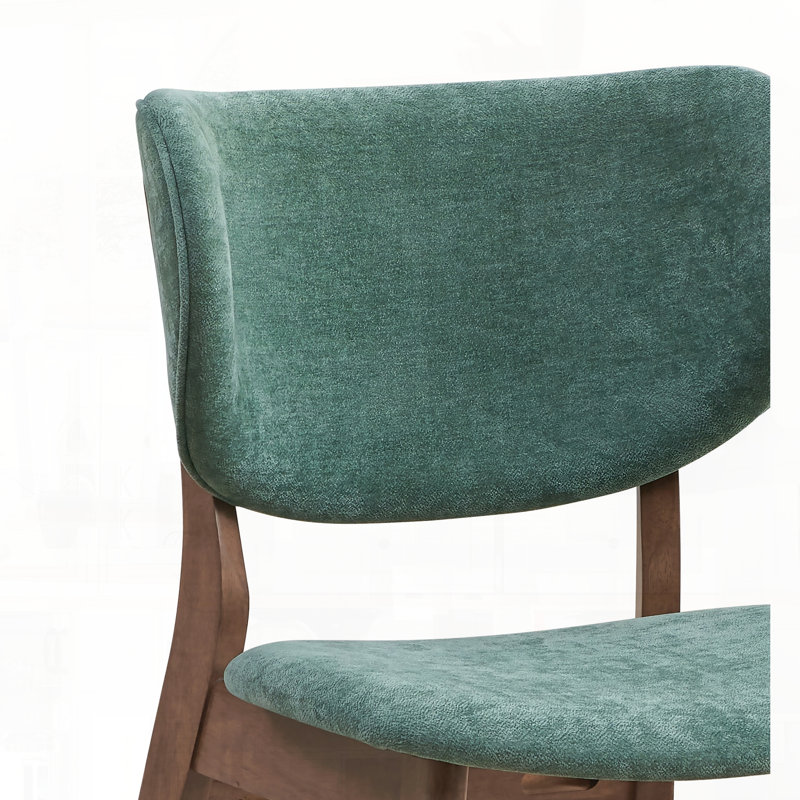 Ensemble de salle à manger cinq pièces avec plateau en faux marbre et chaises rembourrées, Vert