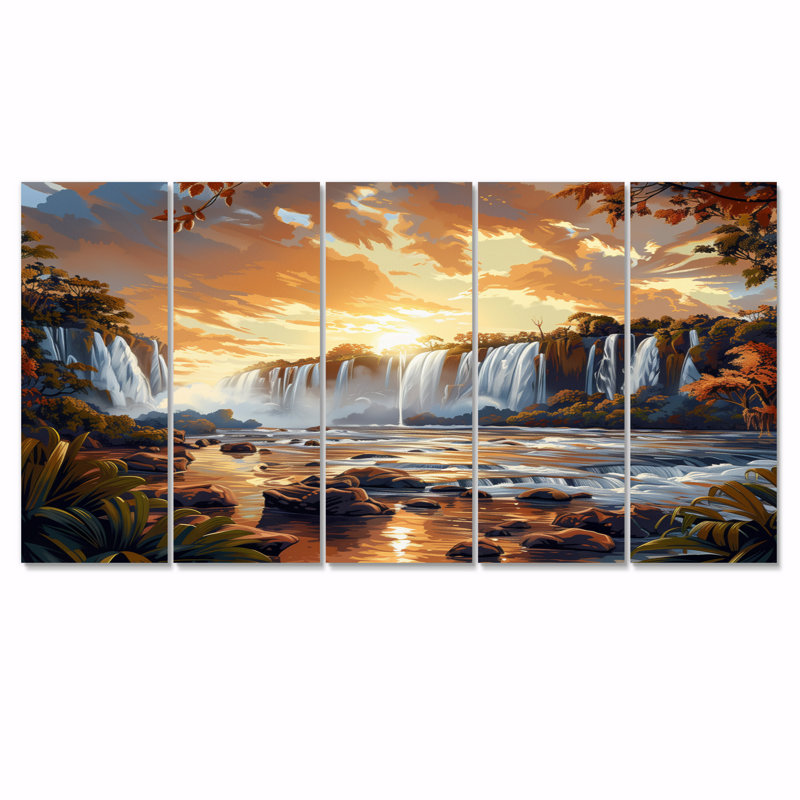 Christman - ensemble d'art mural Jungle, H 32 po x l 80 po