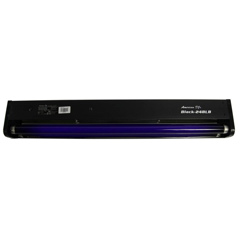 24 Inch Black Light Tube and Fixture Set