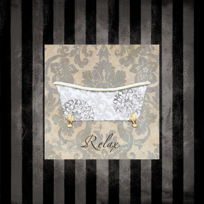 Relax Bath I - Wrapped Canvas Painting