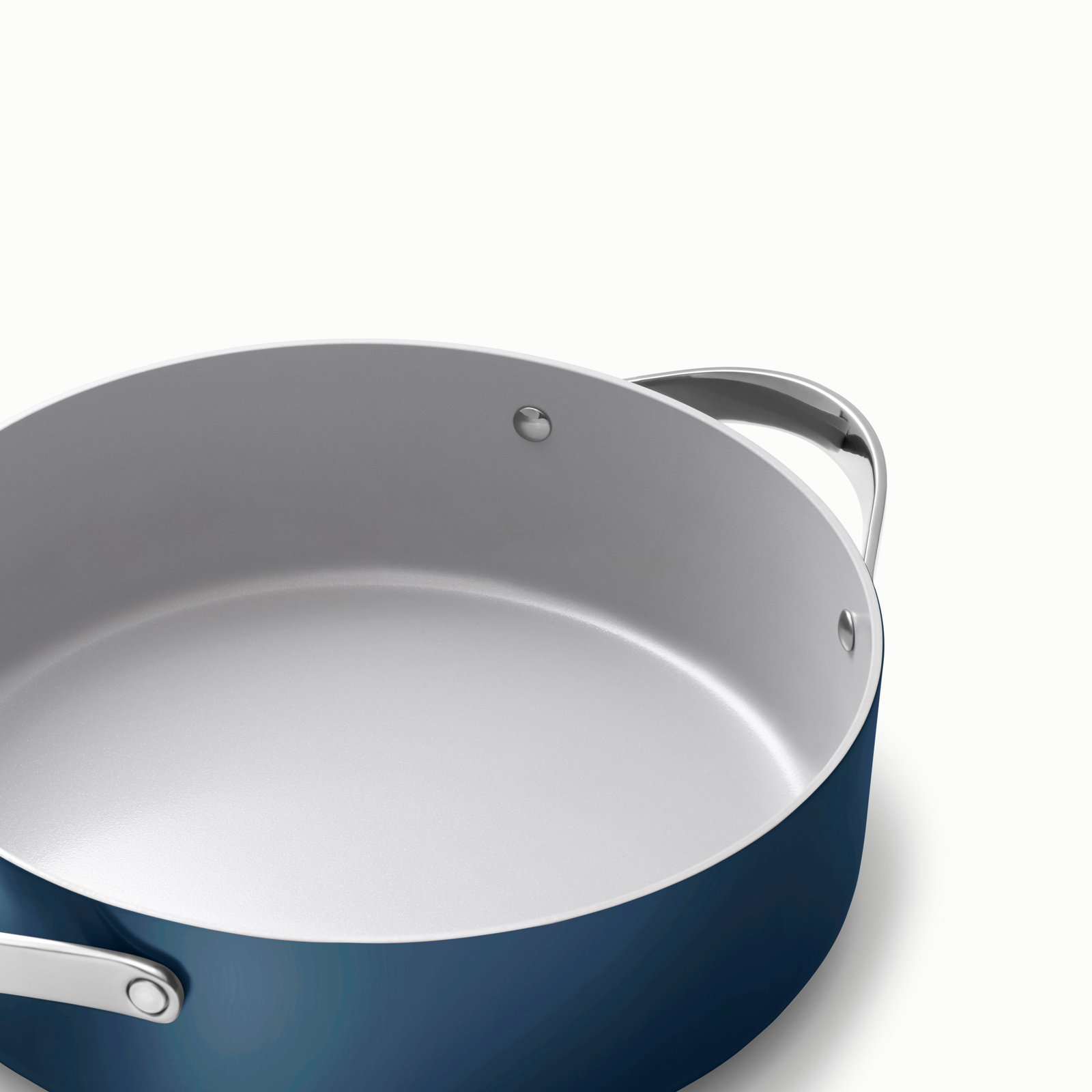 Nonstick Ceramic Braiser, Navy