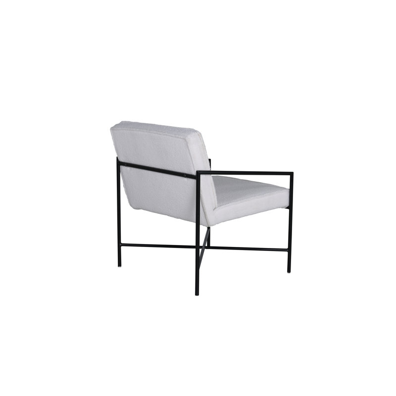 Hiyan Upholstered Armchair, Off White