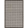 Tapis en laine tissé à la main brun/crème Jeannie