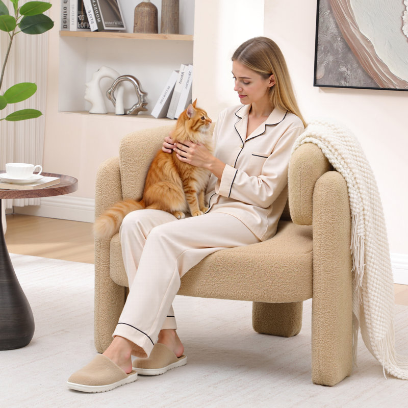 Fauteuil d'appoint demi-tonneau 31,5 po, Kaki