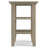 Acadian Solid Wood Transitional Square End Table with 2 Open Shelves-545481618-645222103