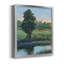 «Tree by the Riverbank II», toile encadrée de qualité supérieure - prête à être accrochée-100458070-100458069