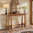 63'' Console Table with Geometric Solid Wood Frame