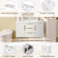 Meuble-lavabo mural avec lavabo, meuble-lavabo flottant avec 2 tiroirs,-690805951