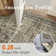 Kitty Machine Washable Area Rugs for Living Room with Non-Slip Backing  Brown/Black Rug