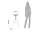 Colomiers Adjustable Height Bar Stool-38402001