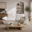 Canapé moderne infonuagique, canapé modulable à assise profonde pour salon, canapé confortable et moelleux avec grands coussins