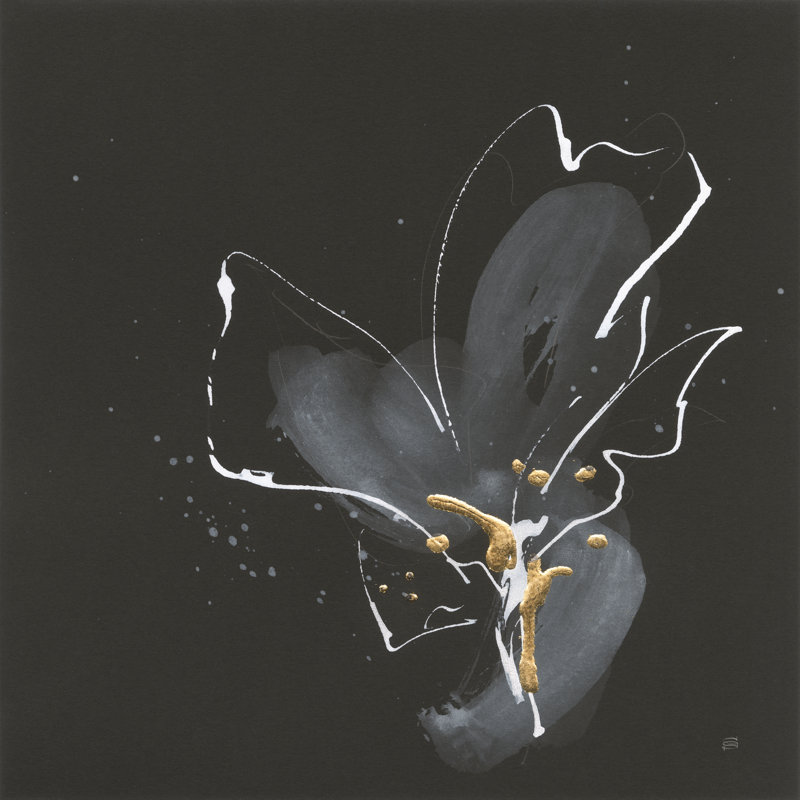 Modern Flower II by Chris Paschke - Wrapped Canvas Painting, 76cm H x 76cm W