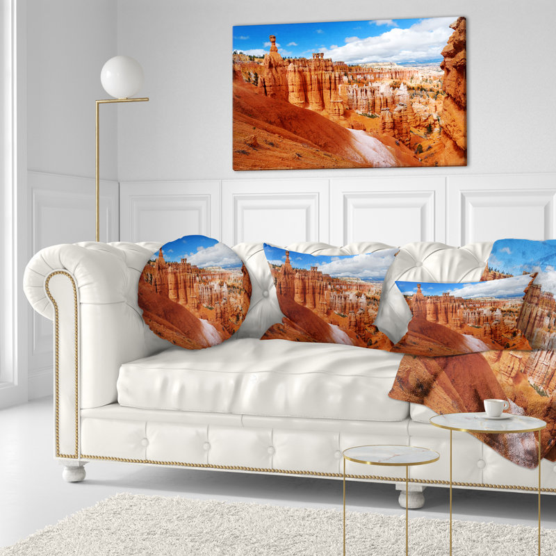 Landscape Reversible Throw Pillow