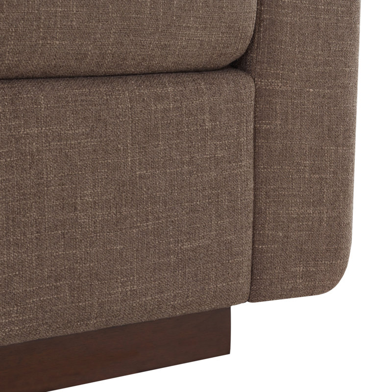 Banc rembourré Joanndria, Brown