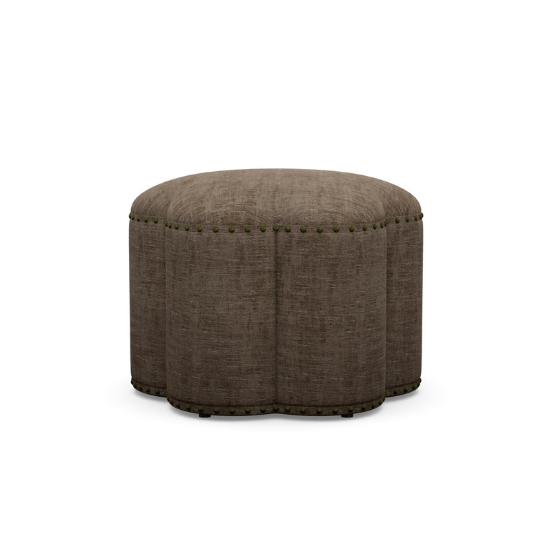 Kate 25" Ottoman, Churchill 351911, Antique Brass