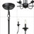 Ethon 6 - Light Dimmable Chandelier