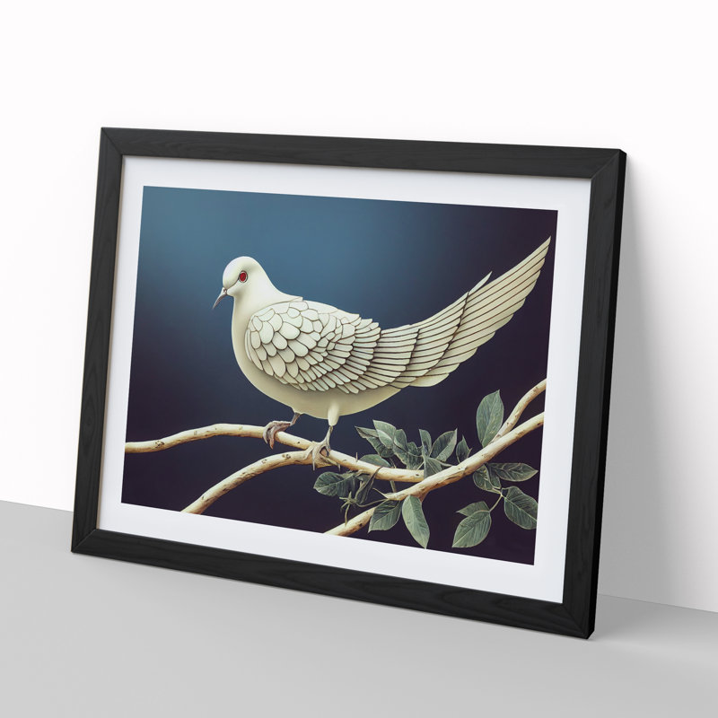 Great Dove Bird - Print, Black, 34cm H x 46cm W