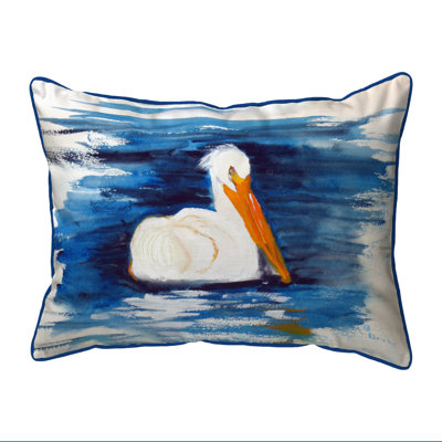 Housse et insert de coussin rectangulaire d'extérieur Spring Creek Pelican