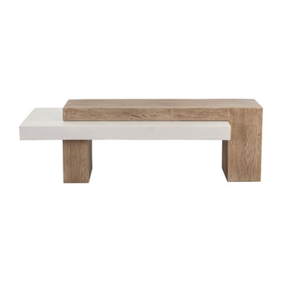 Fitzgerald 28'' Concrete Outdoor Coffee Table