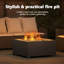Foyer noir 31,50 x 31,50 x 15,75 po vidaXL-1601121625-1601121622