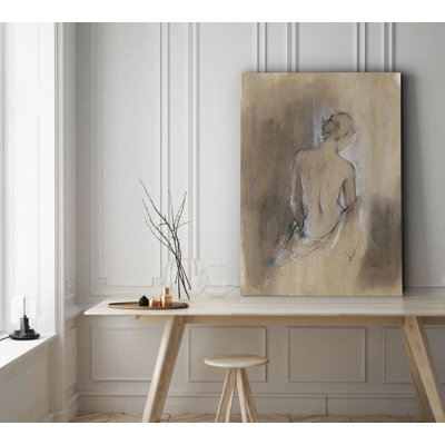 «Draped Figure II», reproduction d'art sur toile tendue