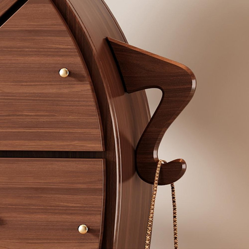 Solid wood lockers with crooked necks