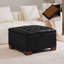 Repose-pieds de rangement carré capitonné de 29,5 po de largeur-1248905024-1254757868