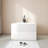 HIGEINE 39" Acrylic Freestanding Bathtub with Seat, Acrylic Japanese Soaking Bathtubs with Drain & Integrated Slotted Overflow Matte White
