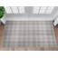 Tapis gris clair à tissage plat Kehr-88979002