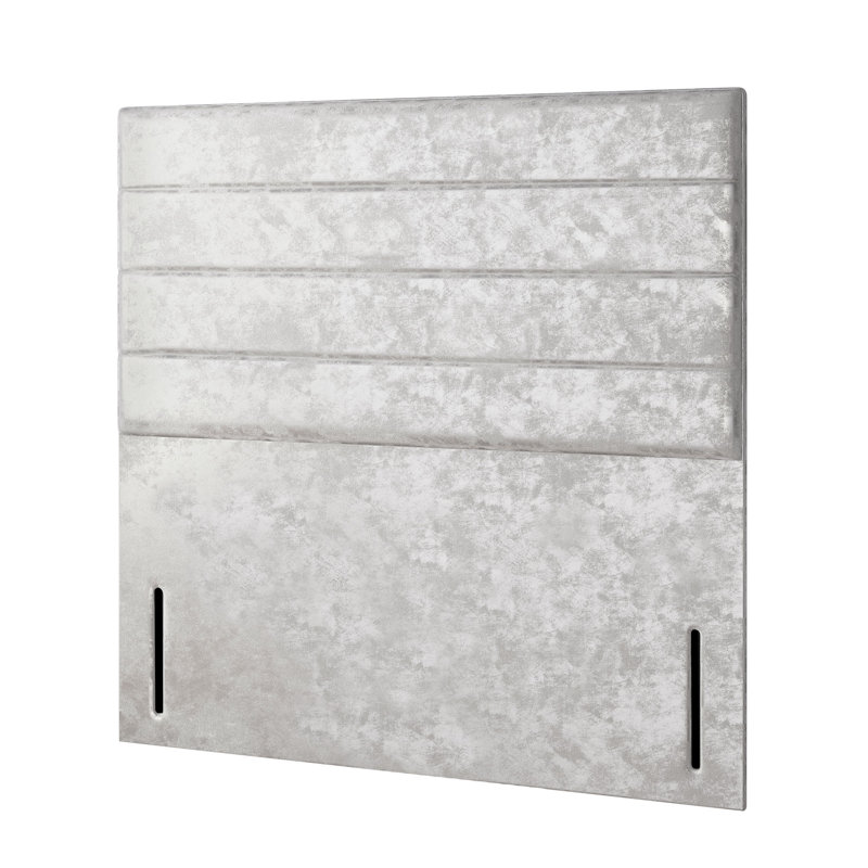 Brand Upholstered Headboard, Silver, Super King (6')