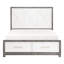 Lit plateforme grand avec rangement et rangement gris