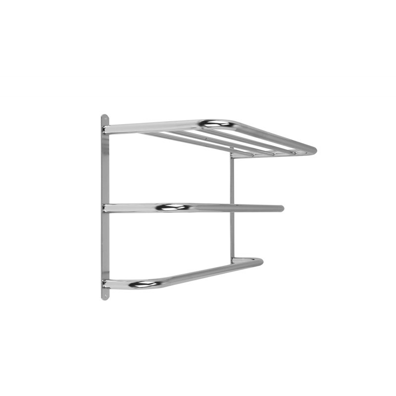 Chrome Plated Mild Steel Wall Mounted Towel Rack