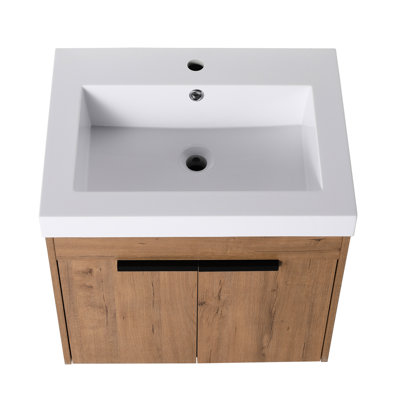 Meuble-lavabo 24 po avec lavabo en résine