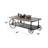 Kendig 1-Shelf Coffee Table in Oak and Antique Gray-128922710