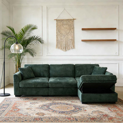 Modern Storage Sofa with Dual USB,