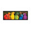«Rainbow Parrots», impression sur toile tendue-28760822-72602540