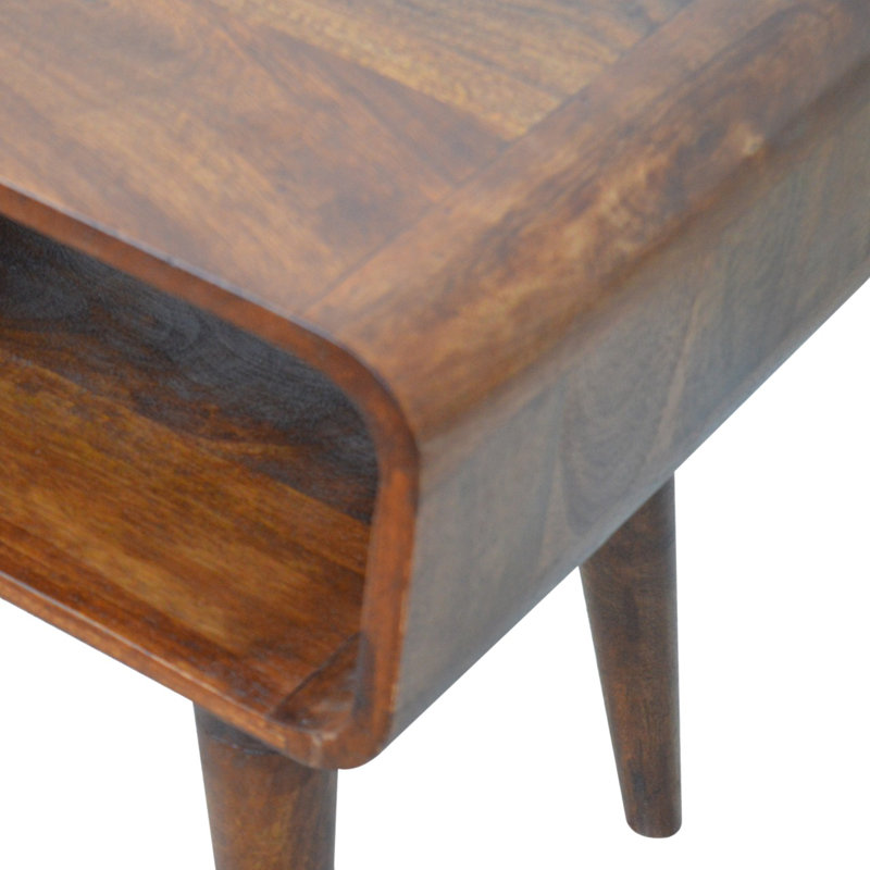 Langdon 45cm W Solid Wood Bedside Table