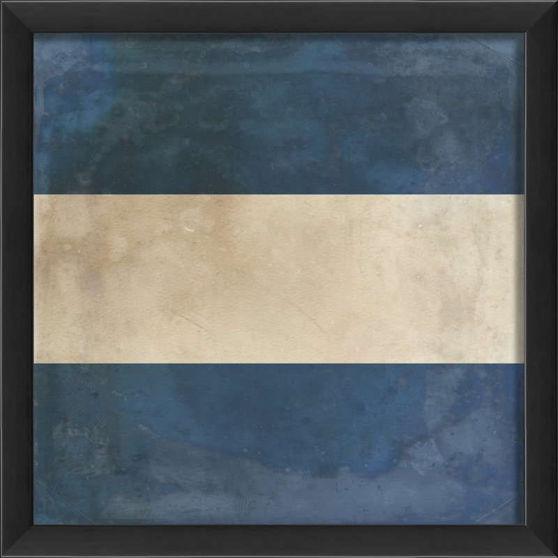 « i signal flag », impression encadrée